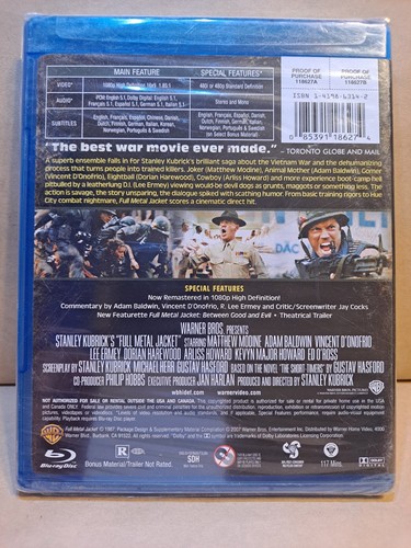 Full Metal Jacket Blu-ray - Brand New Sealed - Picture 2 of 5