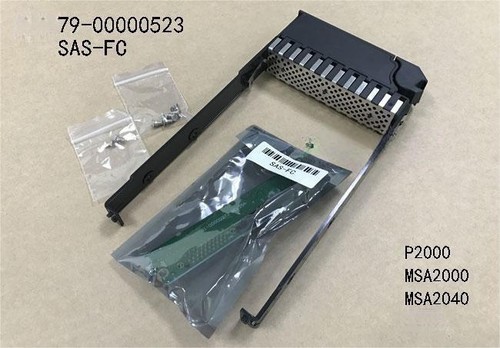 PN79-00000523 HP MSA2000 SAS-FC/SATA-FC HDD Tray Caddy Sled w/Genuine Interposer - Picture 2 of 6