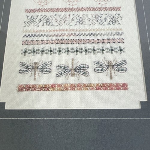 Just Nan 1993 LILY POND Cross Stitch Sampler (JNO12) Pattern Only (dragonflies) - Picture 5 of 6