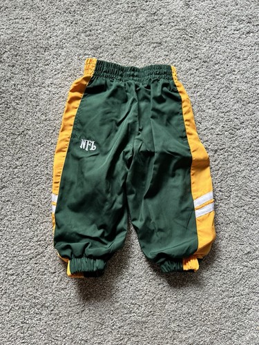 Vintage NFL Green Bag Packers Toddler 12 Mos Tracksuit Zip Up Jacket Windbreaker - Bild 6 von 7