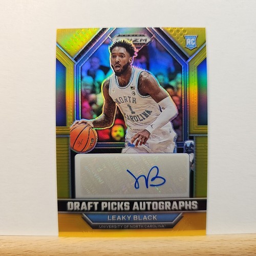 2023-24 Prizm Draft Leaky Black Draft Picks Autographs GOLD Prizm 04/10