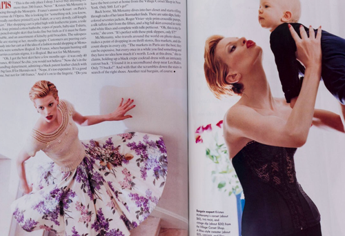 KRISTEN McMENAMY Kate Moss AMBER VALLETTA Vogue April 1995 Amanda Harlech PENN - Picture 11 of 19