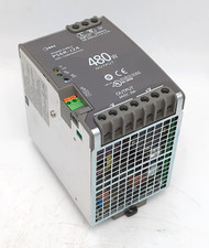 Idec PS6R-J24 20A 24 VDC output power supply, 100-240 VAC input Used