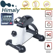 Mini Exercise Bike Under Desk Pedal Exerciser Cycle Arm Leg Peddler LCD Display