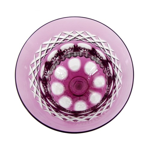 Rare stem glass with overlay, designed A. Pfohl, Josephine hut around 1920 - Picture 5 of 7