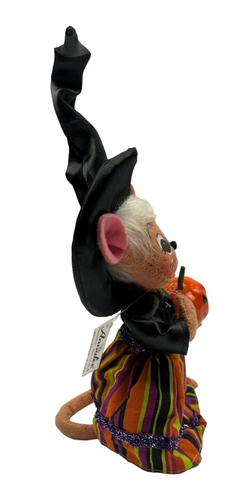 Annalee 2011 Halloween Jack O Lantern Witch Mouse Approximately 8" - Picture 5 of 10