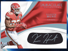 Panini NFL Blitz 2017 Immaculate Eye Black Rookie Kareem Hunt Auto SP #d DIGITAL
