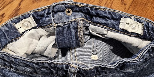 Cotton-On Kids Girls Size 5 Jeans Distressed Adjustable Waist EUC - Bild 5 von 5