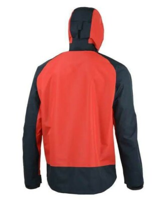 Huk Men's Red Tournament Wind & Waterproof Hooded Jacket