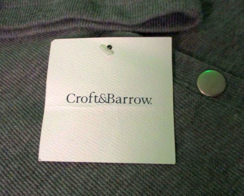 Croft & Barrow Womens 3X Plus Size 1/4 Snap Neck Pullover Top Sweater Turtle NWT - Picture 5 of 5