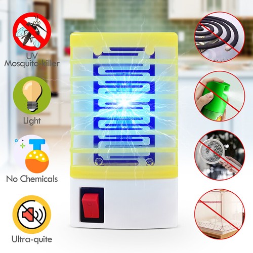 Electric Mosquito Killer Lamp Bug Insect Zapper Night Light LED Repellent Trap - Picture 18 of 68