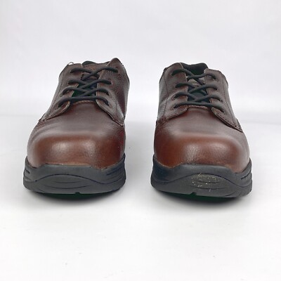 Hytest Footrests XT Men\'s 14W EH Nano Toe Brown Leather Oxford Shoes K20031 Hytest Footrests XT Men main image 3