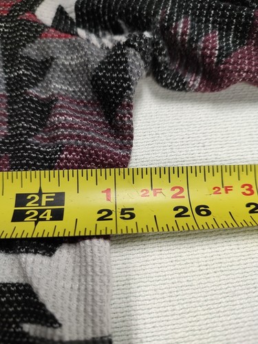 American Rag Cie Knit Shirt Men's 2XL Long Sleeve Red Black Crew Neck Cotton - Picture 5 of 8