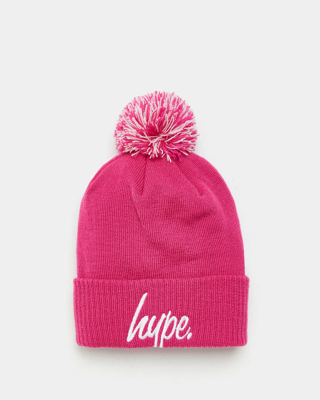 Hype Girls Junior Kids Bobble Beanie Pink