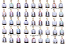  bow tie & suspender set for new born Baby Toddler Kids Boys Girls 