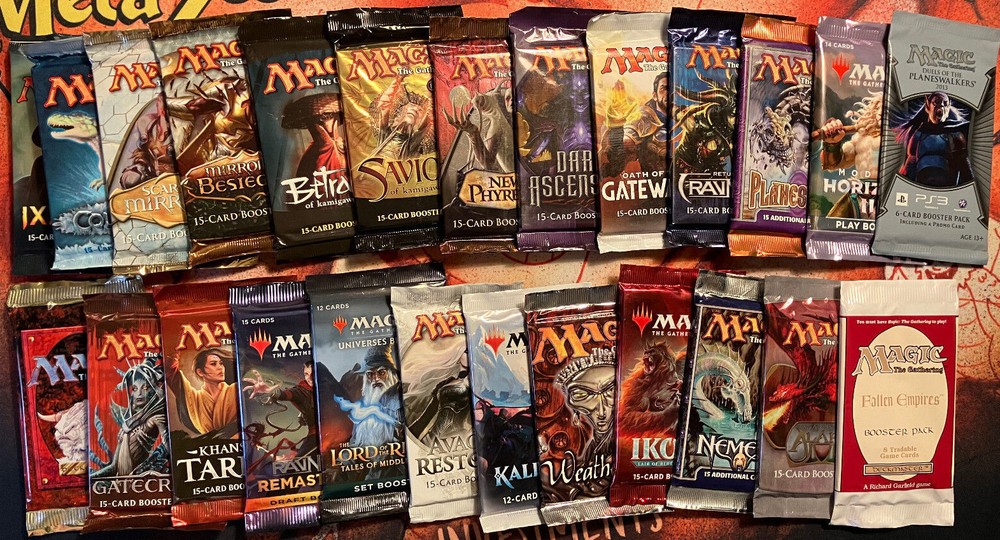 Magic the Gathering Booster Packs | Wide Variety | Vintage Draft Set Play | MTG