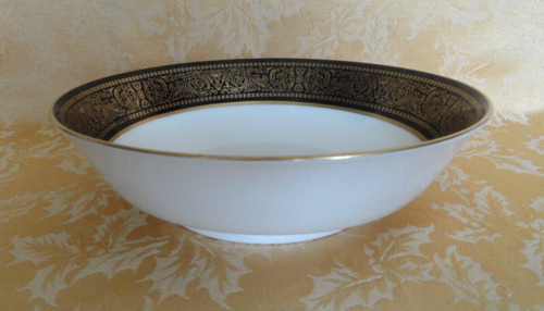 Mikasa Bone China Mount Holyoke 14.75" Oval Platter & 8.25" Round Serving Bowl - Picture 8 of 13