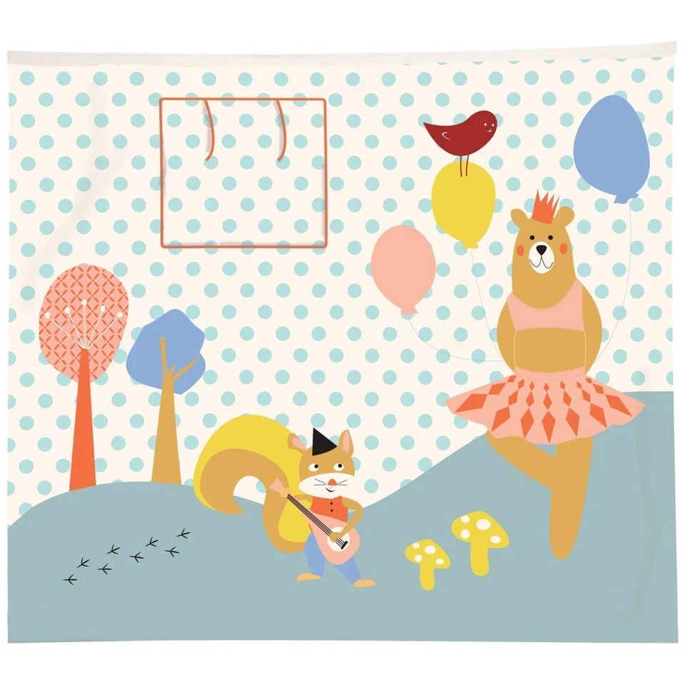 Flexa 83-20222 Textil Spielvorhang Forest Wald - Bild 3 von 4