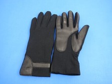 Womens Gloves Lined Black Adolfo Ladies Stretch Driving Gloves One Size