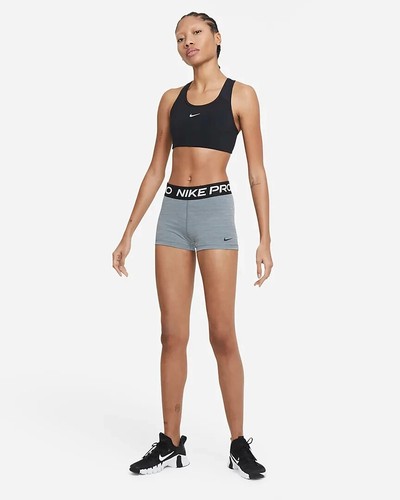 Nike Women's Pro 365 3 Shorts CZ9831-084 Black/Gray SZ XS-Med Brand New |  eBay