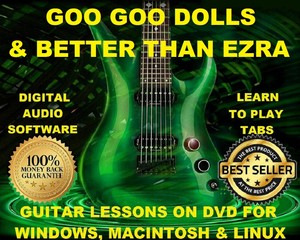 Details About Goo Goo Dolls Guitar Tab Lesson Cd 415 Tabs 14 Bts Mega Bonus Better Than Ezra