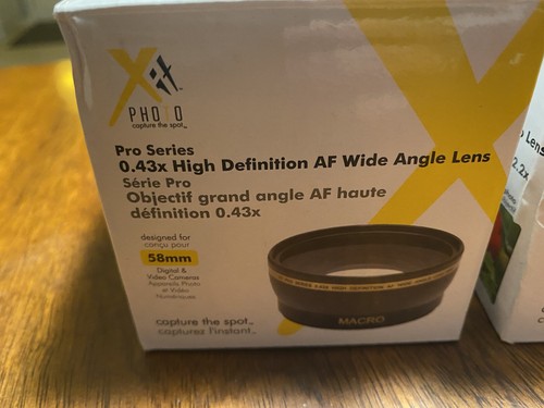 X-IT Pro HD Dual Lens Package -58 mm with AF Wide and AF Telephoto Lens - Picture 2 of 3