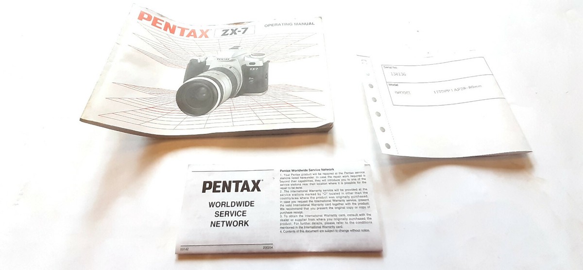Pentax ZX-7 35 mm SLR Lot w/ Spectrum Promaster AF28-80 F Pentax ZX-7 35 mm SLR Lot w/ Spectrum Promaster AF28-80 F