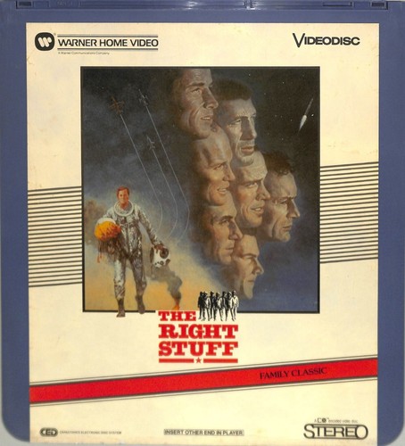The Right Stuff (1983) Vintage Double CED Videodisc - Picture 2 of 3