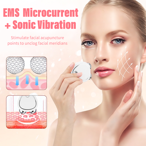 Dispositivo viso Electirc V EMS viso sottile a forma di V lifting viso antirughe - Foto 25 di 31