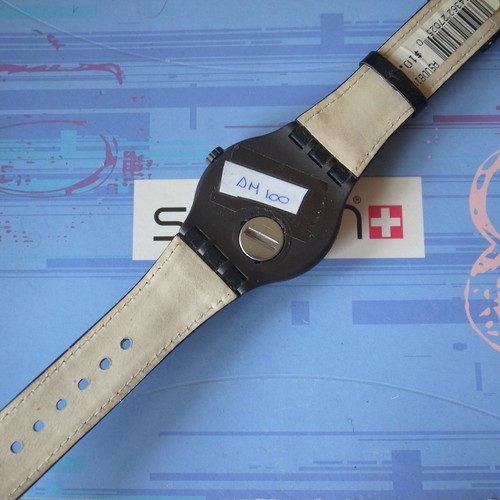 Reloj Swatch 2002 Xlarge SUDM100 Fat Brownie - Imagen 4 de 4