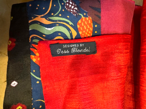 Tess Blondel Schal 71" x 10" Atemberaubend! - Bild 5 von 5