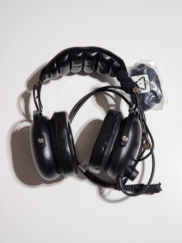 Casque radio double manchon Motorola PLMN5731A avec micro boom, antibruit NEUF - Photo 3/9