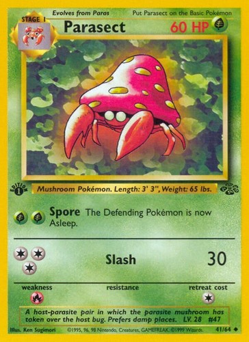 ☘️🔥💧⚡️ Vintage Pokemon Karten Sammlung - 1999 Jungle Set - WOTC - You Pick - Bild 29 von 52