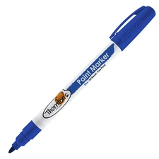 3 Thornton's  Oil-Based Paint Marker For Tire Tread Rubbers Fine Point Blue Ink