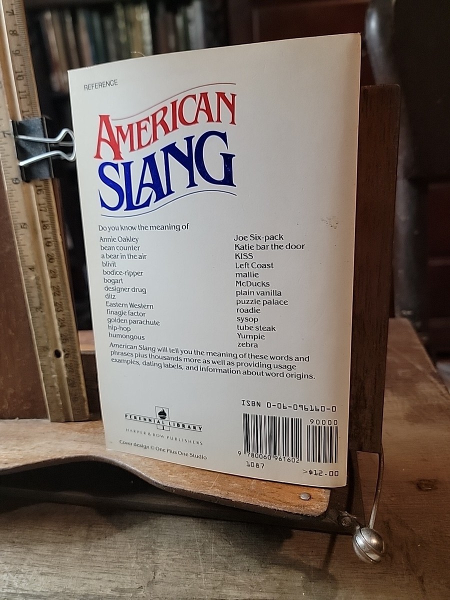 American Slang by Robert L. Chapman (1987, Trade Paperback