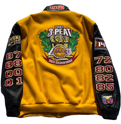 Vintage Los Angeles Lakers Three Peat Jeff Hamilton Jacket Vintage Los Angeles Lakers Three Peat Jeff Hamilton Jacket