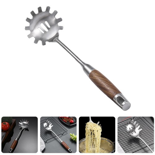 Cucchiaio per servire pasta artigli macinino tagliapasta colino cucchiai inox - Foto 4 di 12