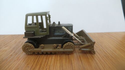 MAJORETTE 255 HANOMAG ARMY BULLDOZER GREEN MADE IN FRANCE - Picture 4 of 7
