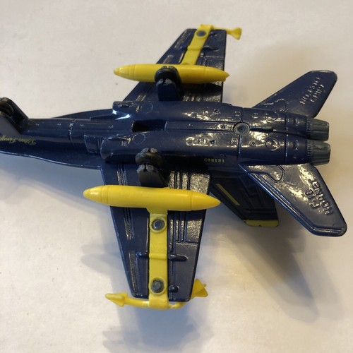 Die cast F-18 Hornet Blue Angels Jet Airplane China #63106 USAF Toy Used - Picture 8 of 10
