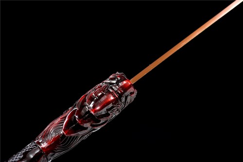 44''Red Dragon Broadsword 1095 Carbon Steel Chinese Tang Dao Functional Sword - Picture 12 of 14
