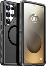 Magnetic Case for Samsung Galaxy S25 Ultra 6.9" Drop Protective Cover Shockproof