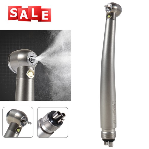 10* Dental LED Glasfaser E-Generator High Speed Handstück Druckknopf 4 Loch - Bild 10 von 24