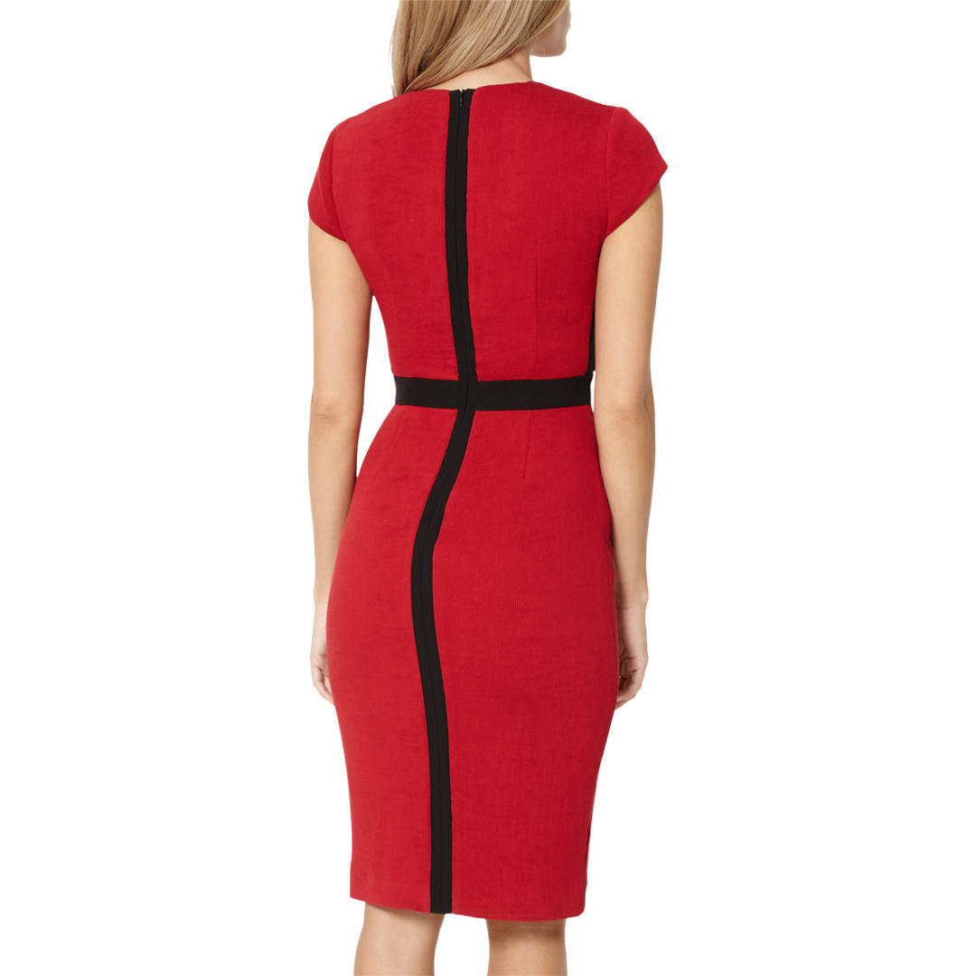 Damsel en un vestido vestido de de de rumba Rojo Negro U.K.12 Nuevo con etiquetas d177d8 Damsel en un vestido vestido de de de rumba Rojo Negro U.K.12 Nuevo con etiquetas d177d8
