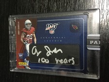 2019 Panini Instant Andy Isabella Leather /10 RC AUTO Inscription 100 Years