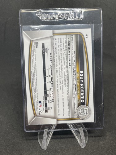 2023 Bowman Eguy Rosario RC #63 Blue Parallel #/150 + Pink /175 - Picture 3 of 6