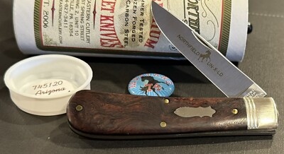   GEC 74 GREAT EASTERN CUTLERY ARIZONA IRONWOOD MUSTANG POCKET KNIFE