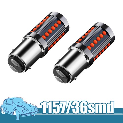 2x Car 1157 BAY15D 36 COB LED Red Tail Lamp Car Signal Brake Light Parking Bulb - Picture 12 of 12