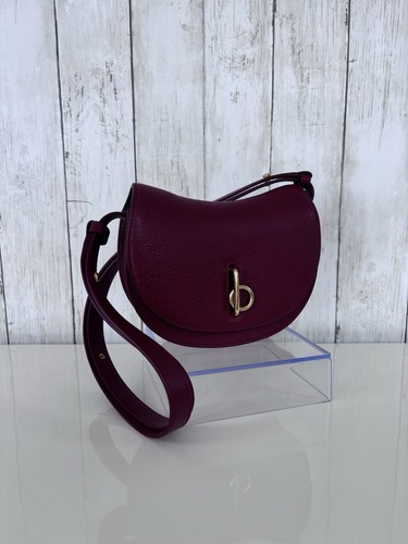 Burberry Rocking Horse Mini Bag Burgundy Calf Leather - Picture 7 of 16