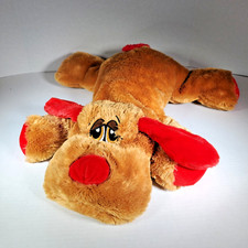 DanDee Collector  s Choice Floppy Brown And Red Swirl Plush Large Hound Dog