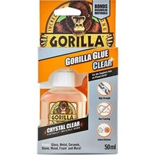Gorilla Glue Clear Multi-Purpose Waterproof Adhesive Bond Indoor Outdoor 50ml